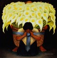 The Flower Seller Diego Rivera